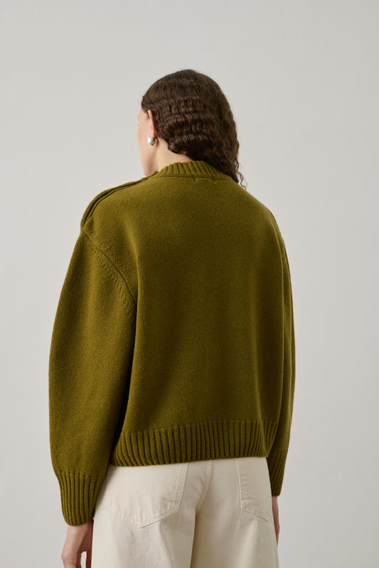 Pull Sacha - Bronze - Laine Mérinos - Femme