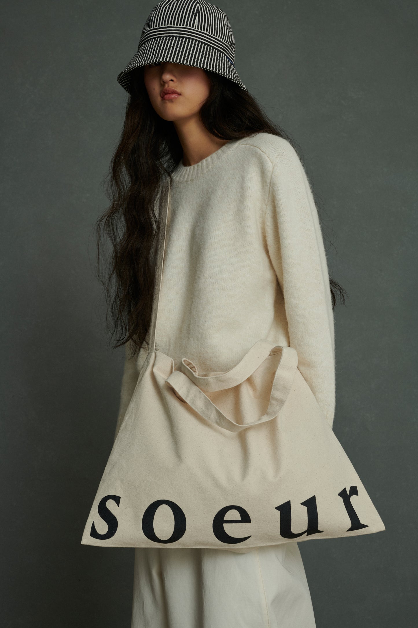 Maxi Tote Bag - Écru - Femme