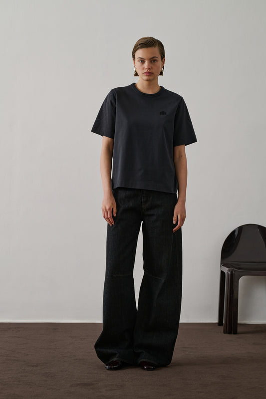 Tee-Shirt Eileen - Dark Navy - Coton - Femme