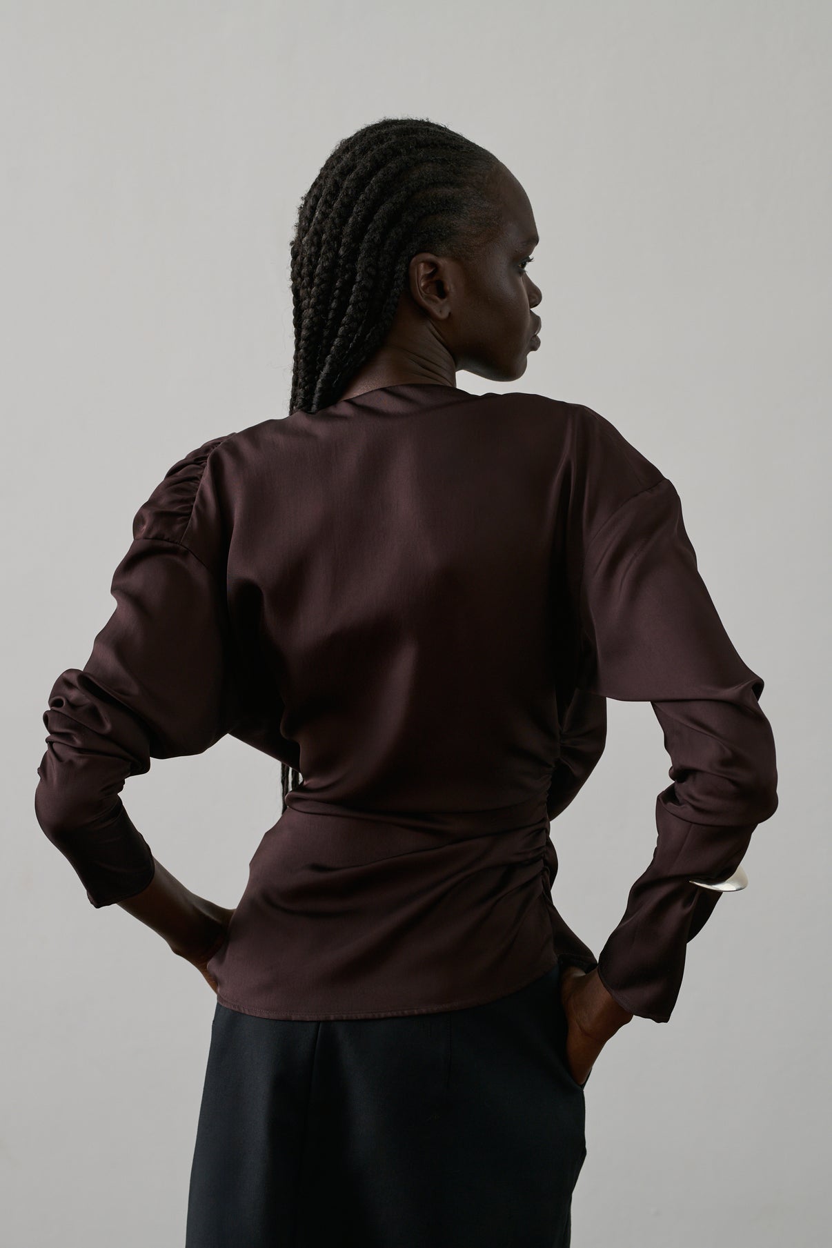 Blouse Fresia - Prune - Femme vue 2