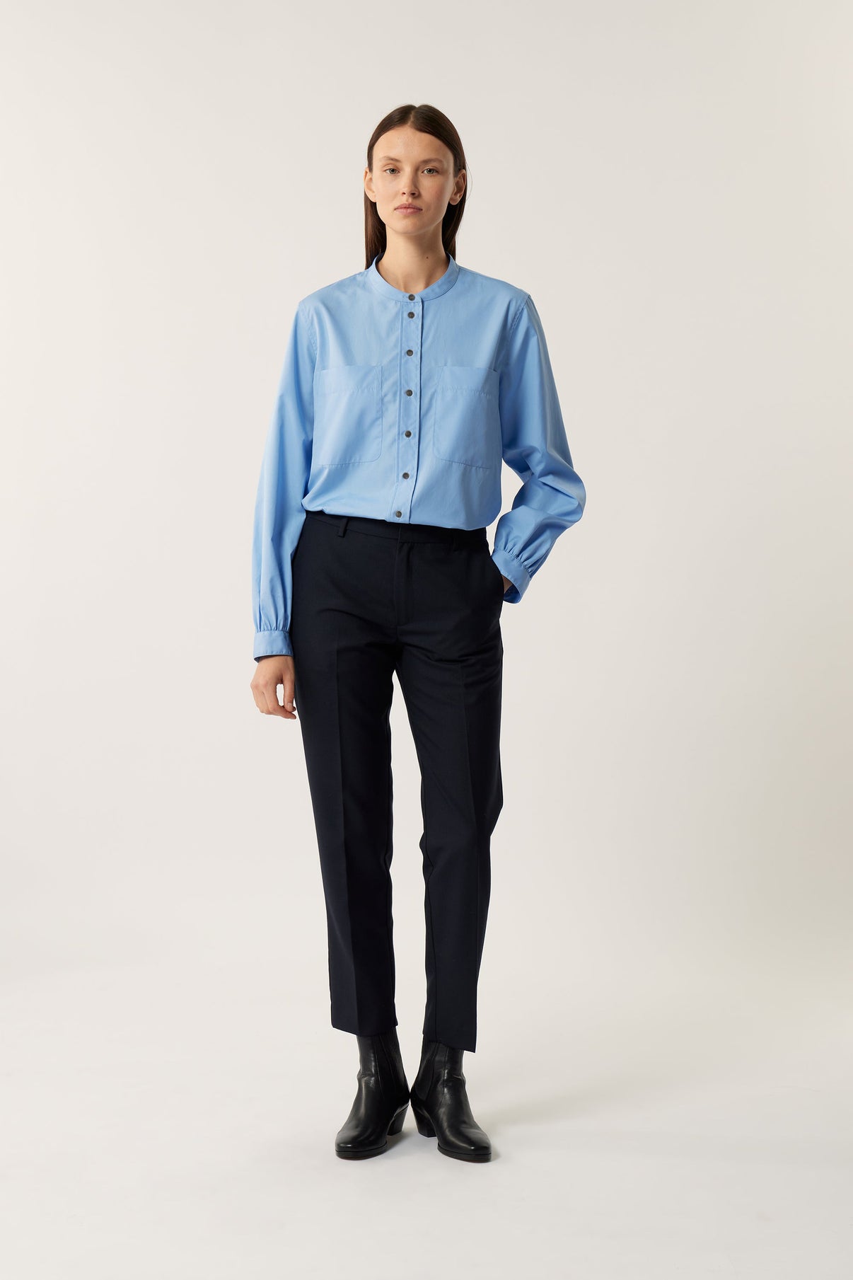 LAURETTE BLUE SHIRT vue 2