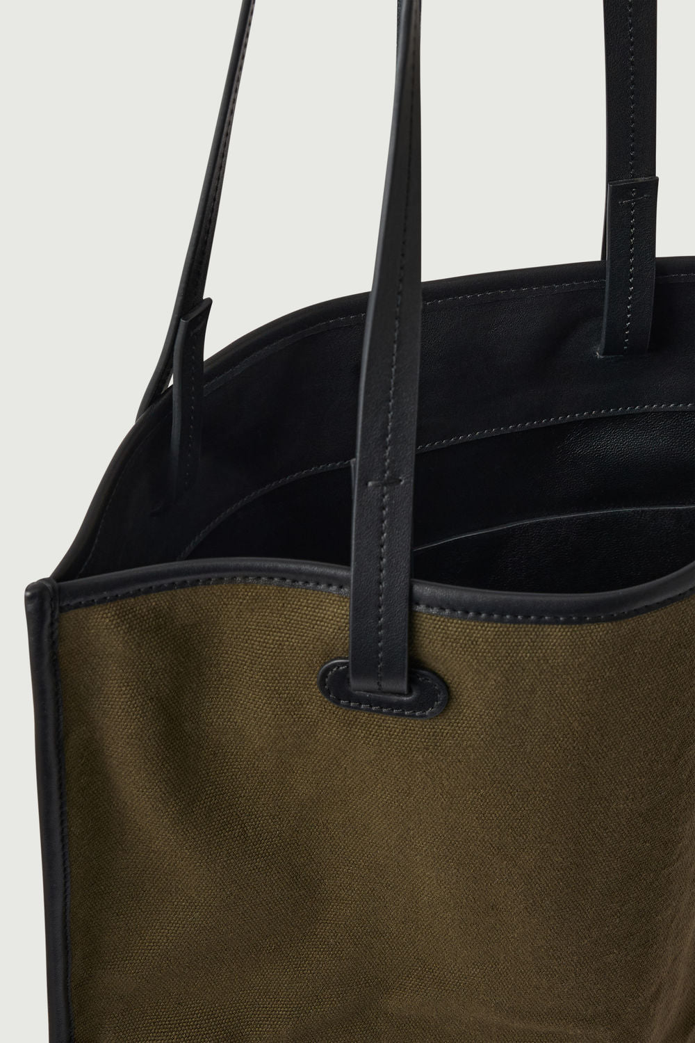 Sac Darlington - Kaki/Noir - Coton - Femme vue 5